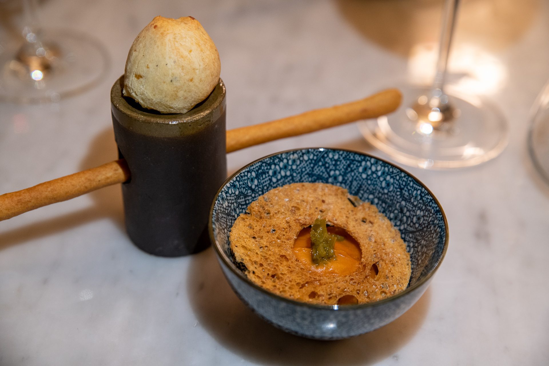 Seasonal ingredients showcase at Bistrot64 Rome