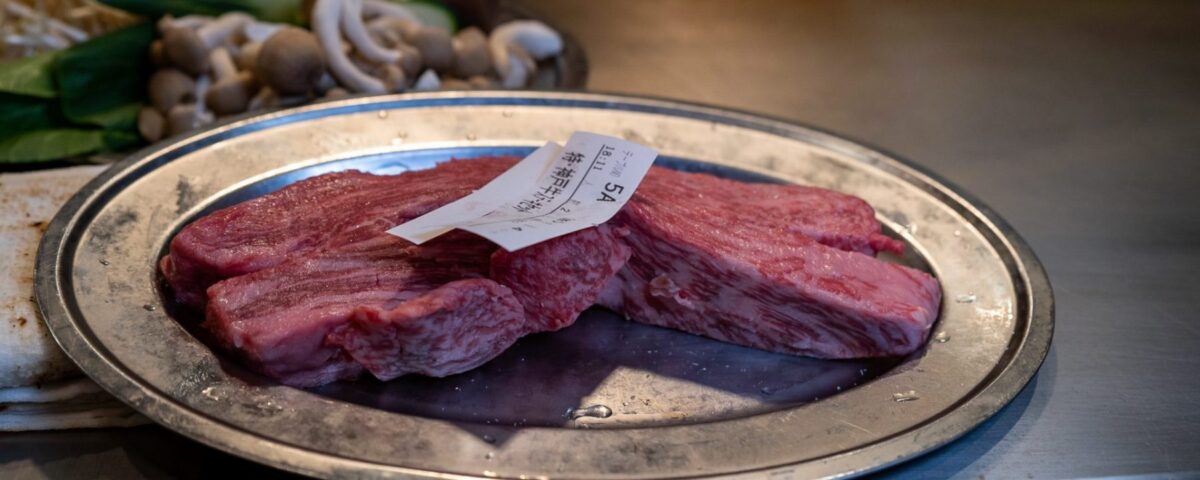 Steakland Kobe, Japan Wine pairing service at Steakland Kobe, Japan