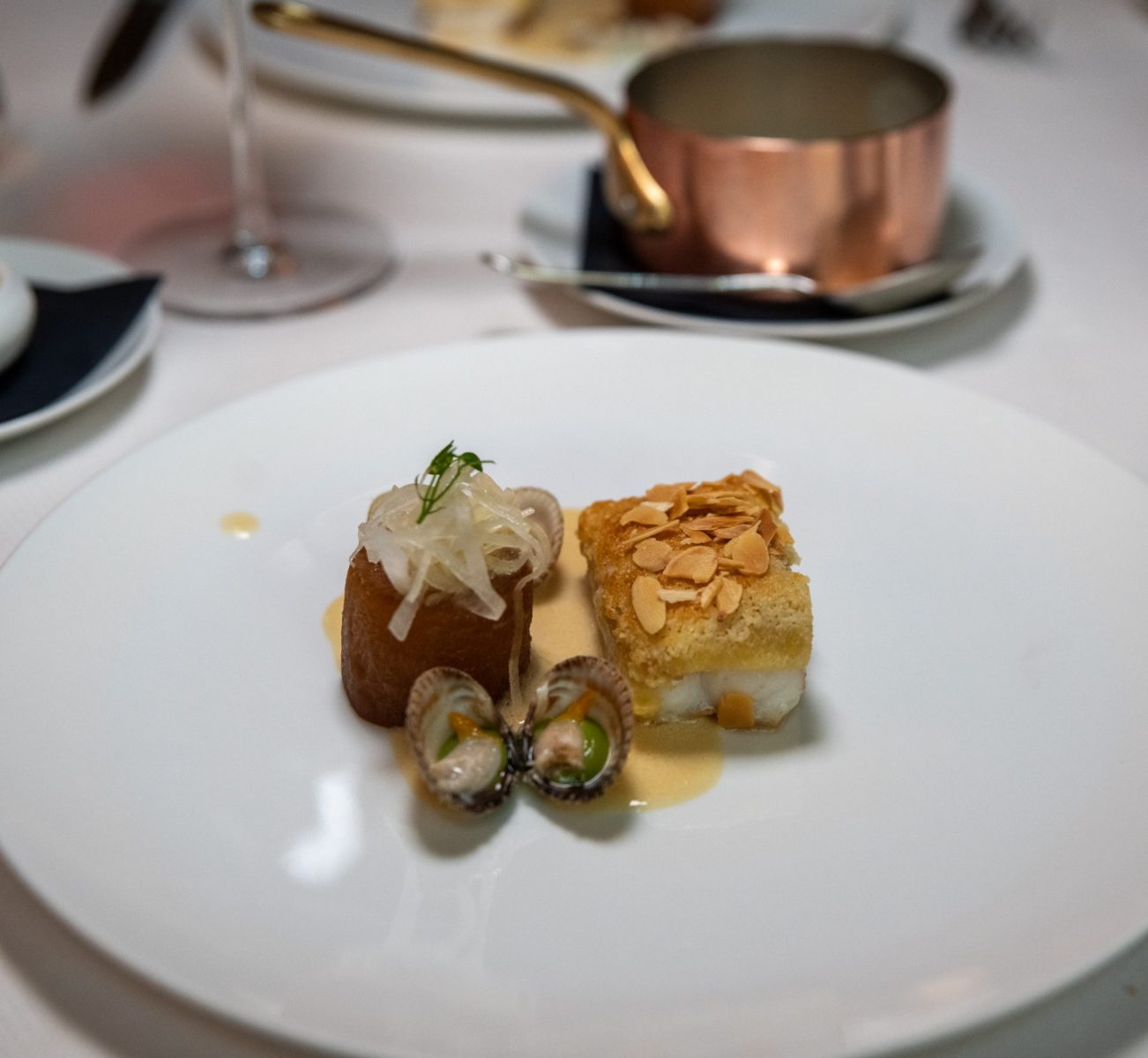 Seasonal ingredients showcase at Restaurant Anne Paris