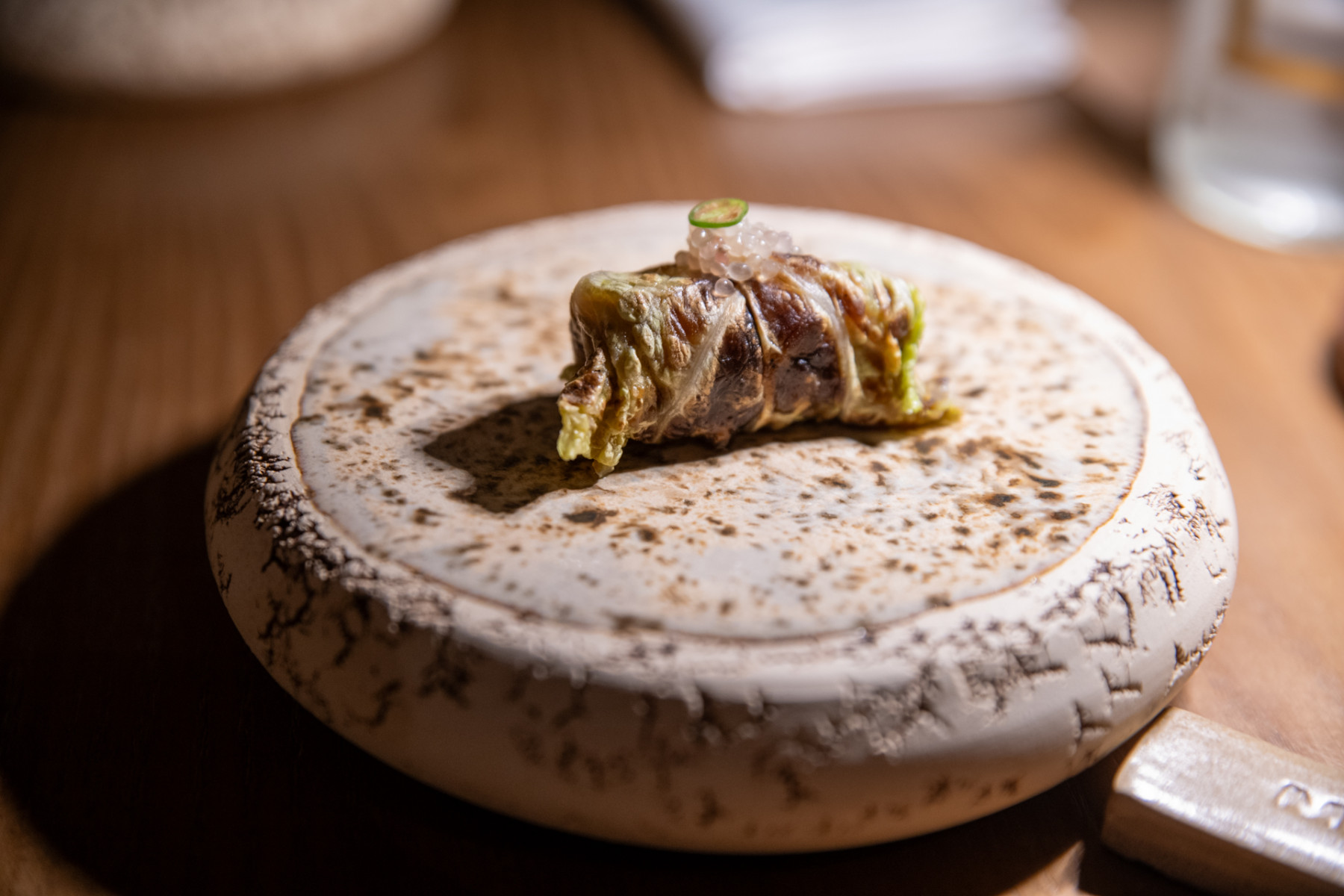 Table setting at Manao Dubai