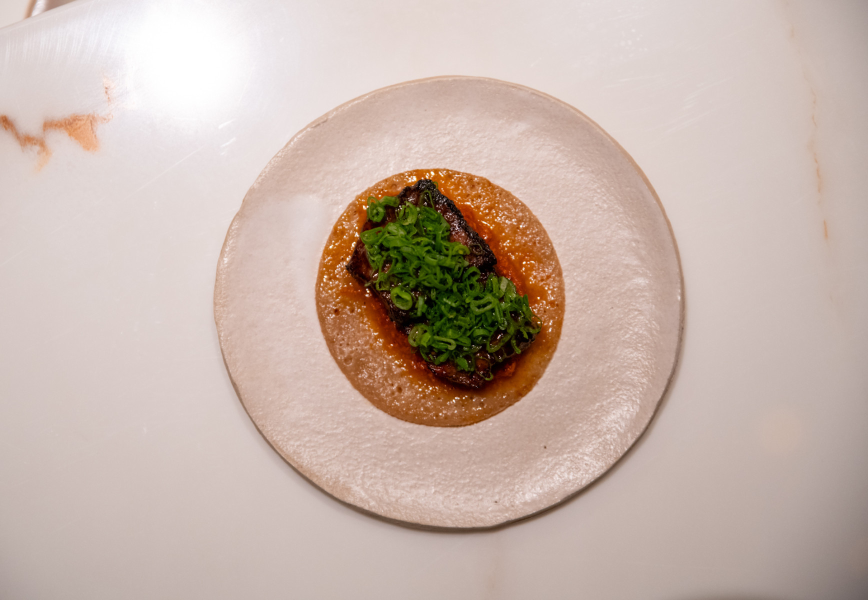 Dessert course at Manao Dubai