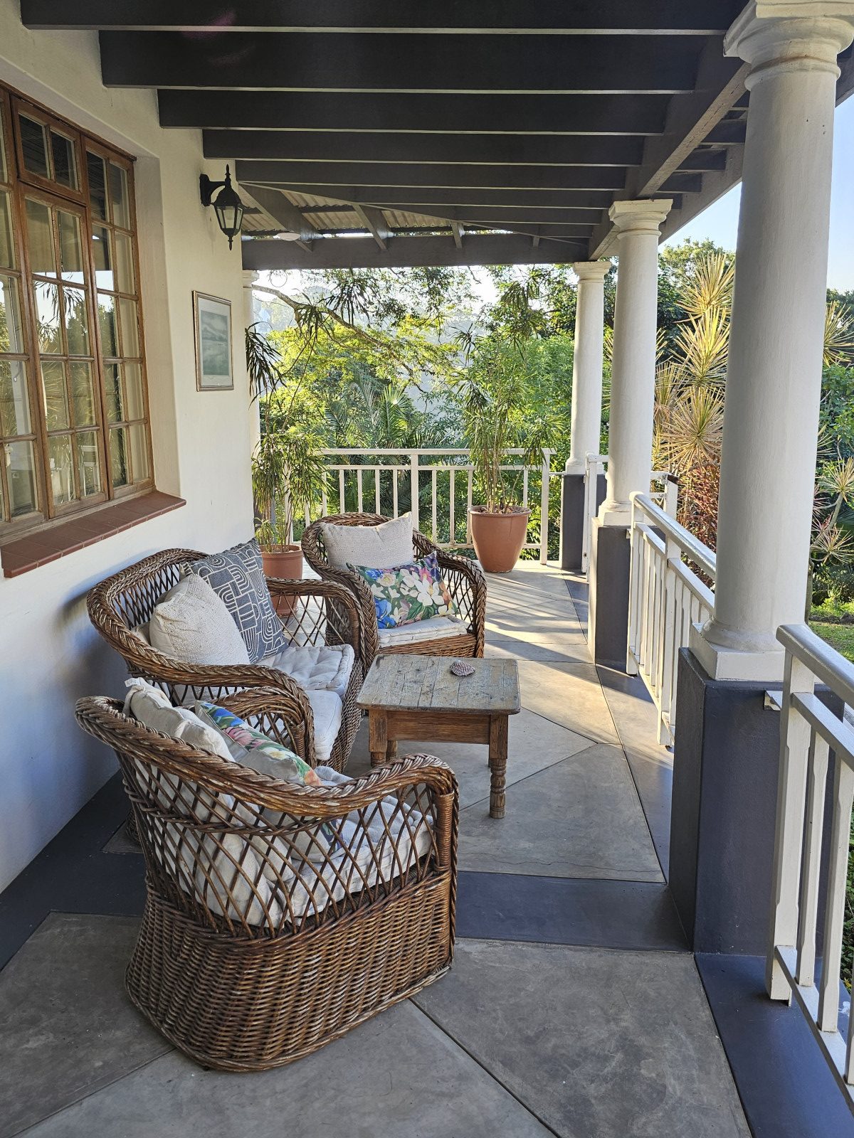 Ukhova heritage banana dessert at The LivingRoom restaurant KZN