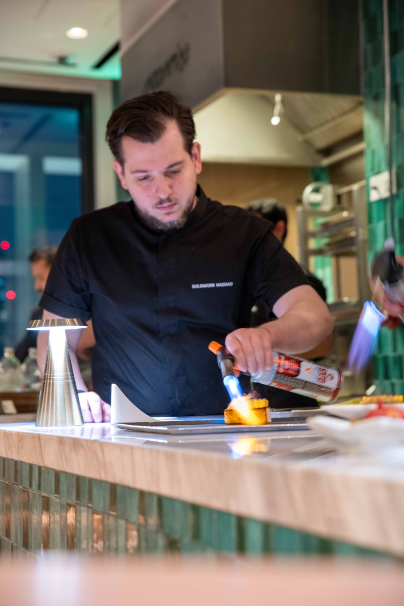 Modern Middle Eastern cuisine at Moonrise, Michelin-star Dubai