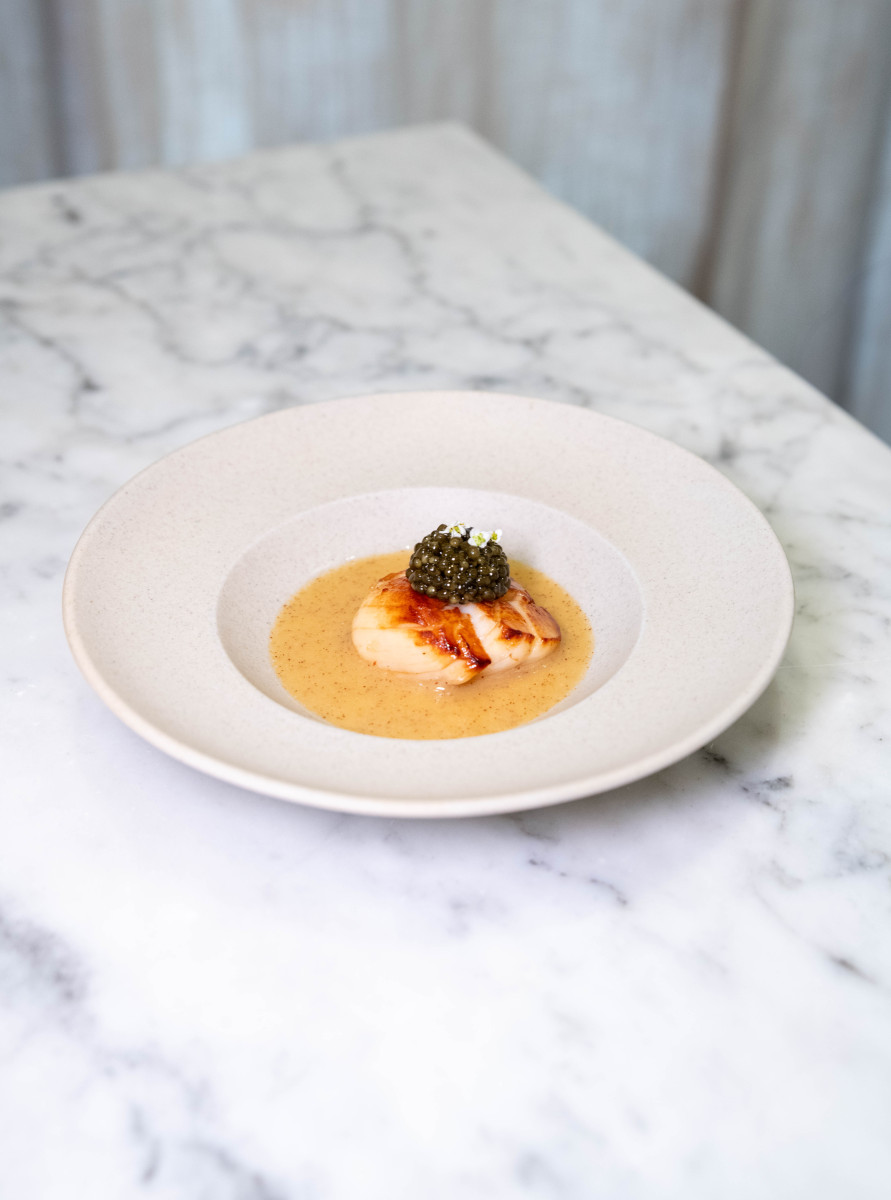 OB Croquettes with Comte cheese and truffle mayonnaise at Orfali Bros Dubai