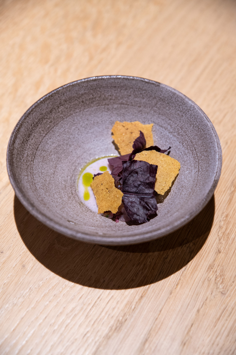 Venissa communal chef's table overlooking the Venetian lagoon