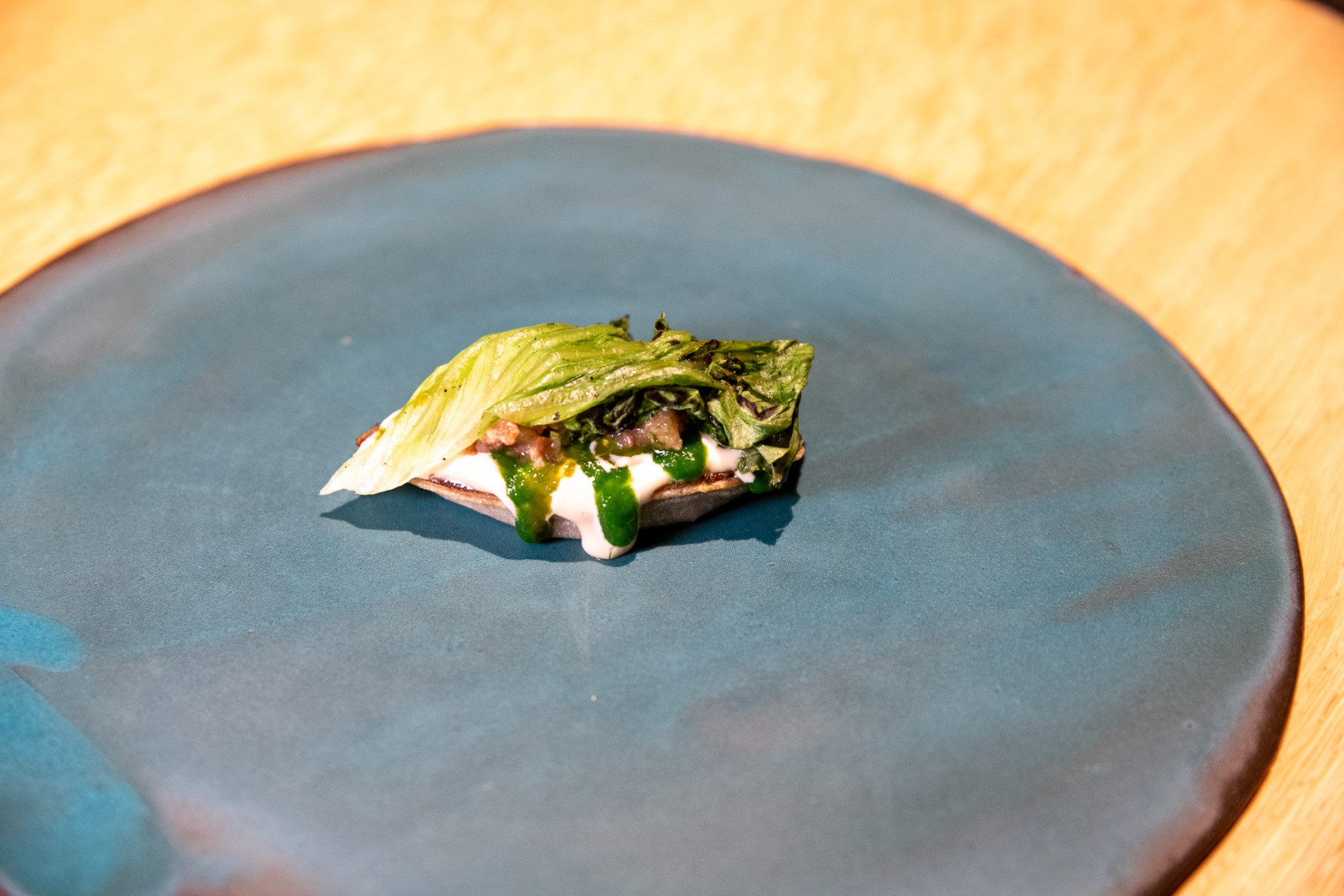 Seafood course by Chefs Chiara Pavan and Francesco Brutto at Venissa Venice