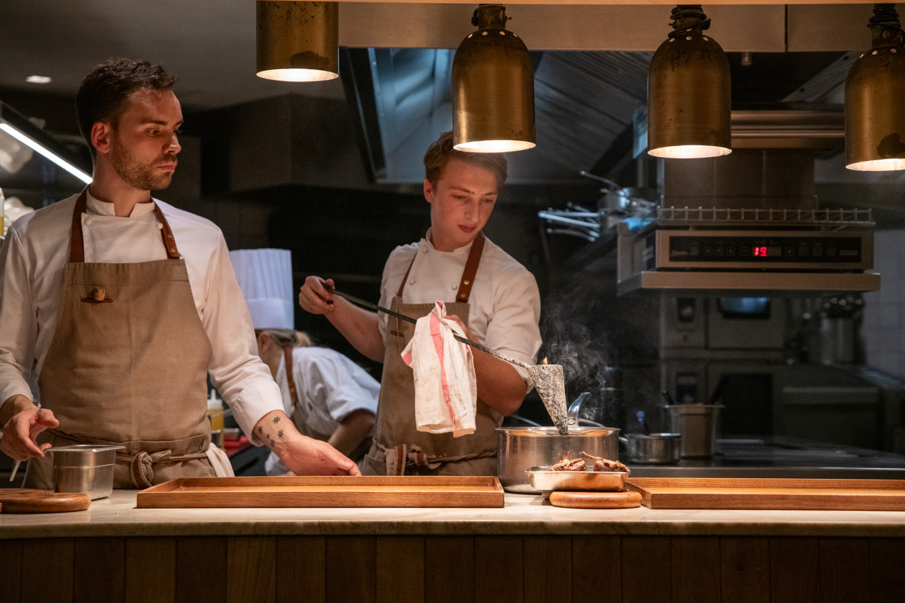 Bluefin tuna from Saint-Jean-de-Luz, first course at Marsan Paris