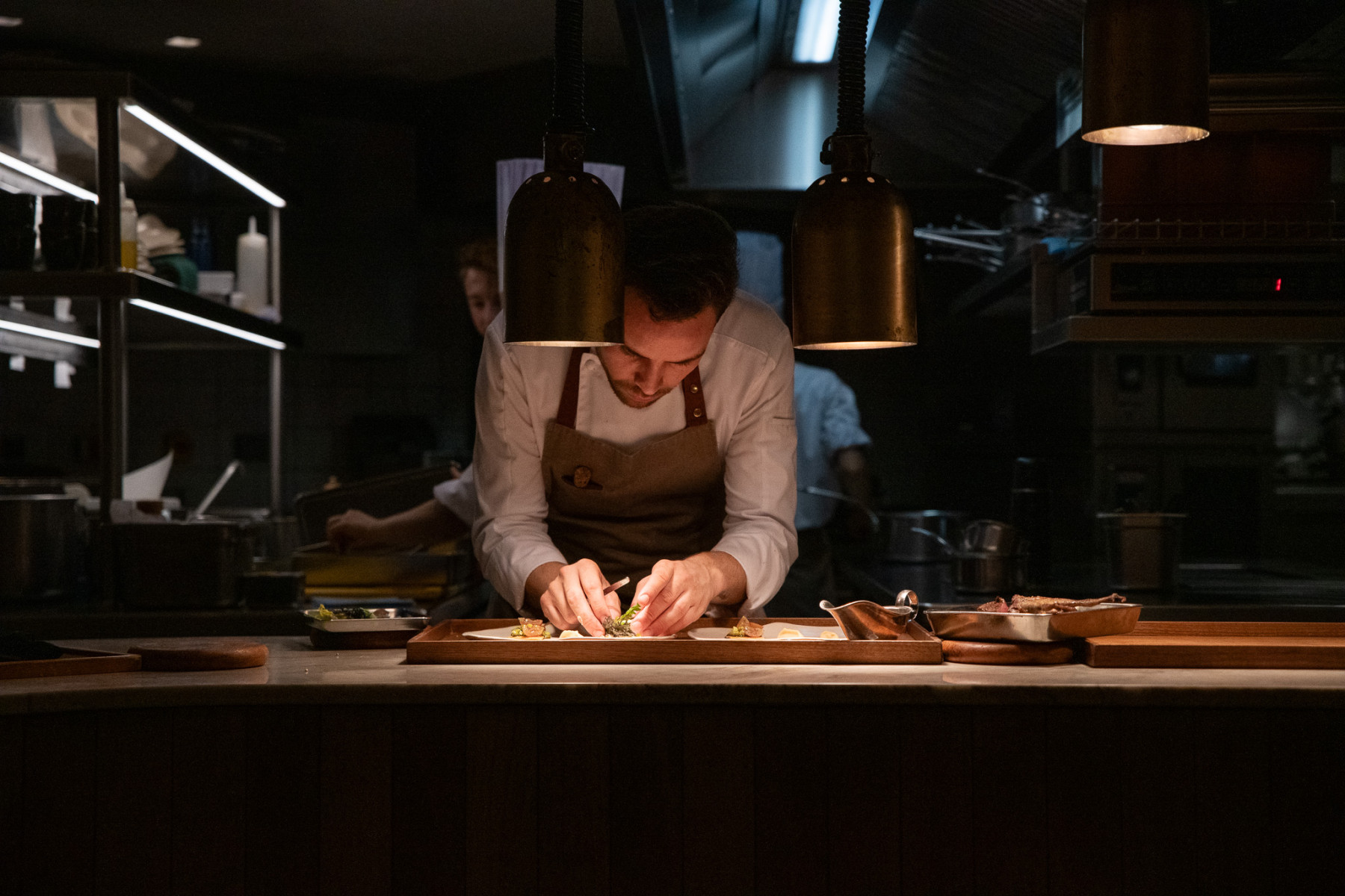 Duck foie gras course at Marsan by Helene Darroze, Paris