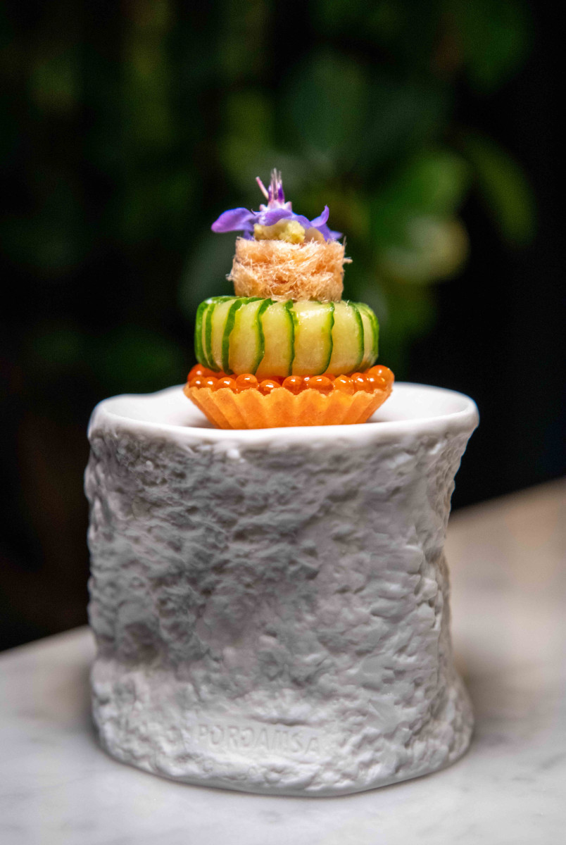 Wine pairing selection at Epoka restaurant in central Warsaw