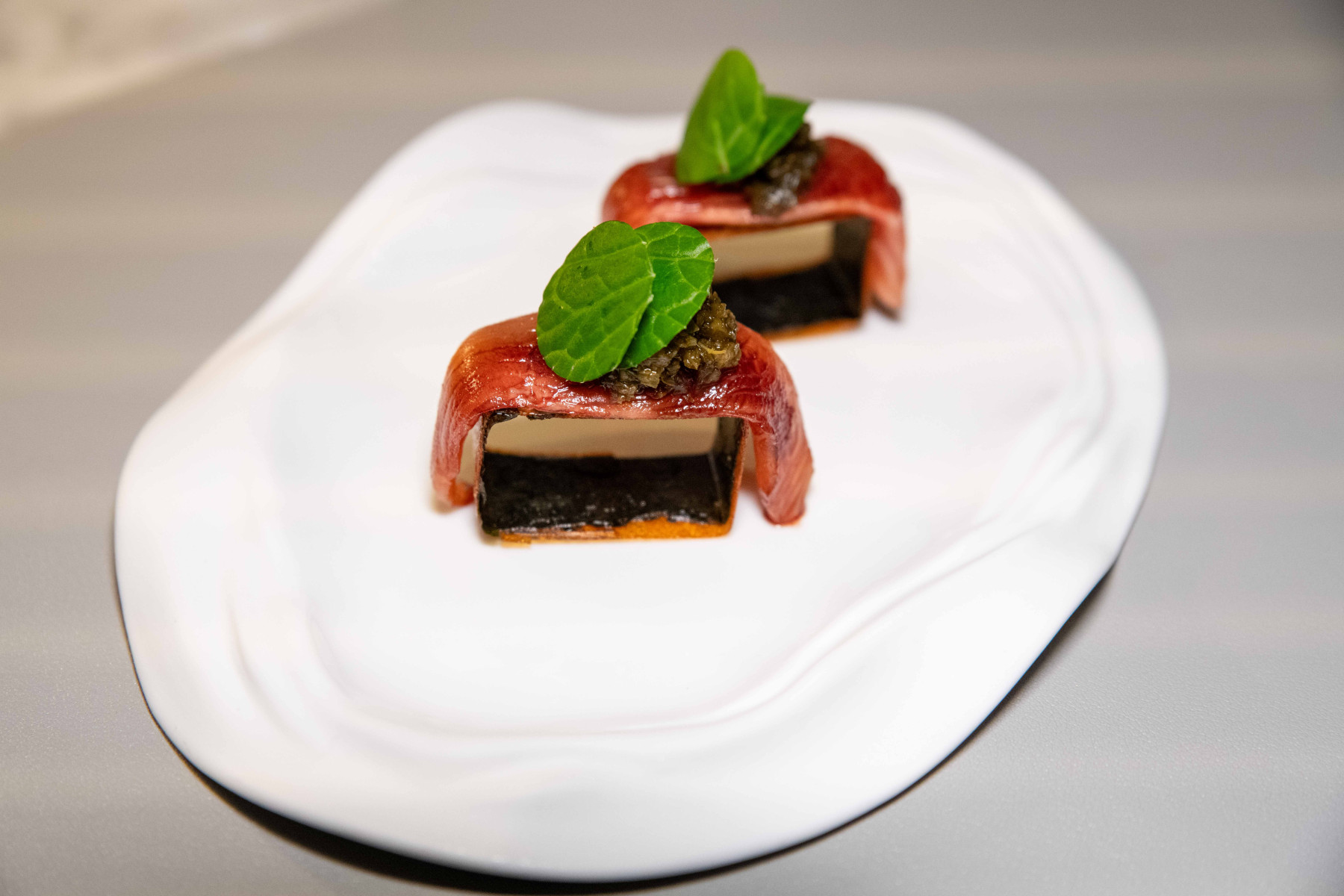 Opulent Polish ingredients artfully presented at Epoka Warsaw