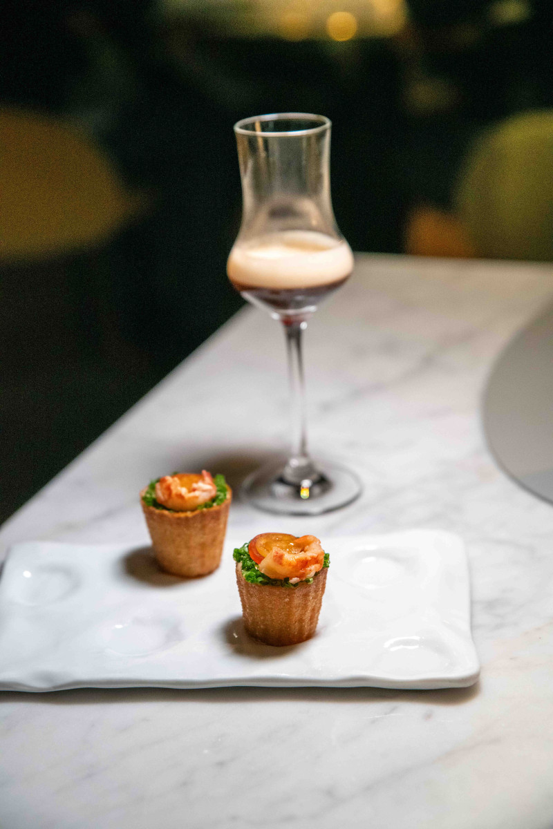 Beautifully presented course from Epoka's Short History tasting menu