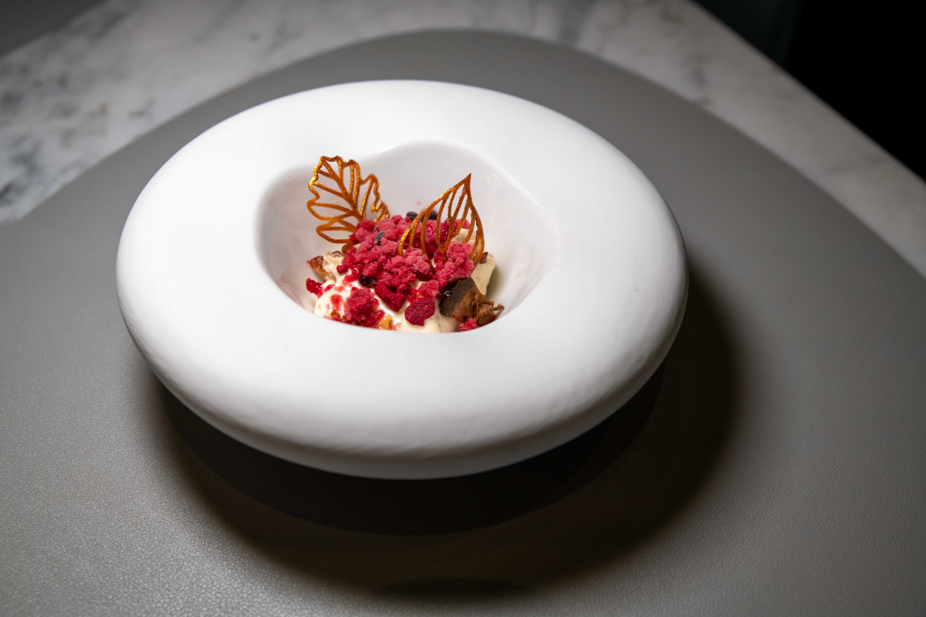 Wine service at Epoka restaurant by Chef Marcin Przybysz, Warsaw